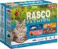 Rasco Premium Cat Pouch Sterilizat - somon, cod, rață, curcan 12 x 85 g