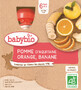 Babybio doypack mere, portocale, banane 4 x 90 g