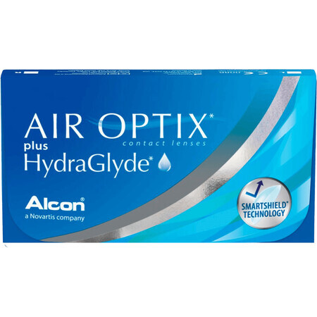 Alcon AIR OPTIX® plus HydraGlyde® +5,00 dpt, 6 buc