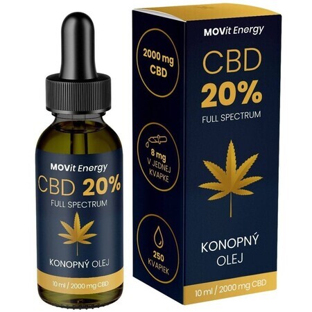 Movit Energy CBD 20% spectru complet de ulei de cânepă 10 ml