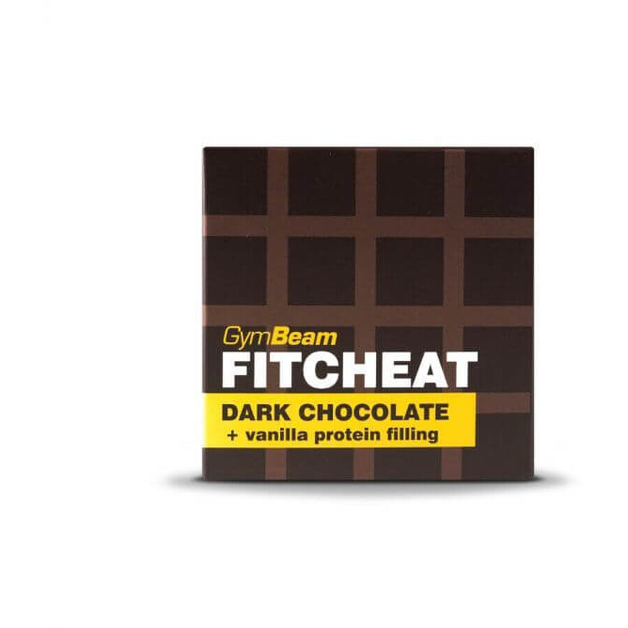 GymBeam Fitcheam Fitcheat Protein Chocolate Dark Chocolate Vanilla 90 g