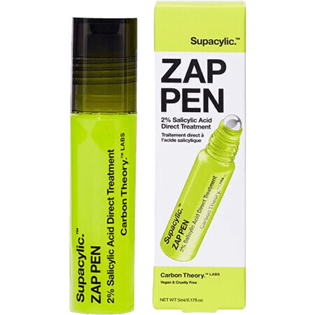 Carbon Theory Roll-on pentru imperfecțiunile pielii Supacylic Salicylic Zap Pen 5 ml