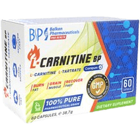 Balkan Pharmaceuticals L-Carnitină BP 500 mg 60 capsule