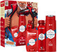 Old Spice Alpinist pentru bărbați: set cu deodorant spray, deodorant solid și gel de duș Whitewater cu aromă proaspătă