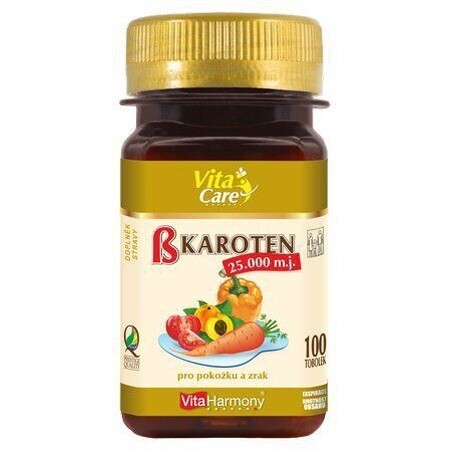 VitaHarmony Betacaroten 25.000 mj 100 capsule