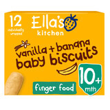 Biscuiți Bio cu vanilie și banane, 108g, Ella s Kitchen
