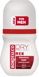 Borotalco MEN Dry Amber Scent, Deodorant Roll-On pentru bărbați 50 ml