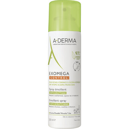 A-Derma Exomega Control Spray emolient pentru pielea uscată cu tendință la atopie 200 ml