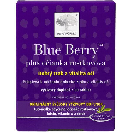 New Nordic Blue Berry Eyebright Plus 60 comprimate