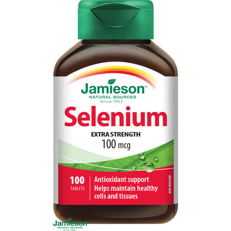 Jamieson Seleniu 100mcg 100 comprimate