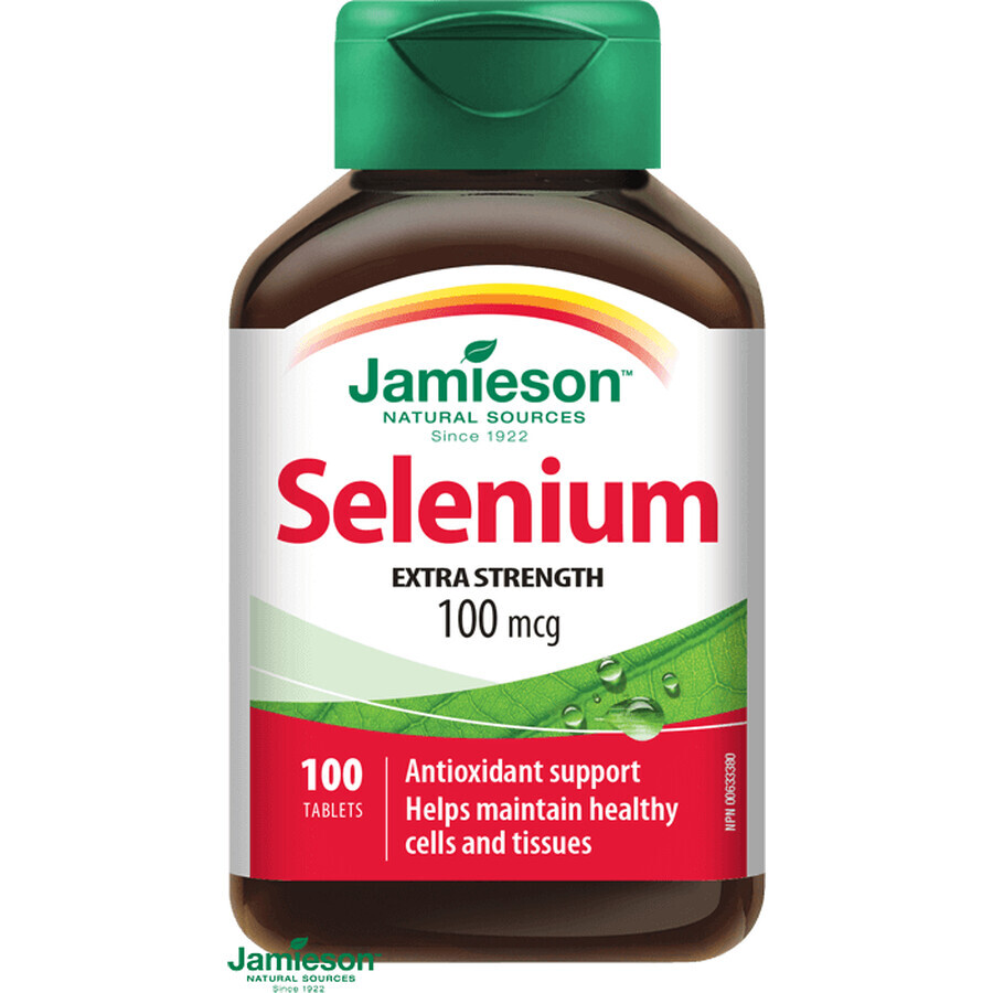 Jamieson Seleniu 100mcg 100 comprimate