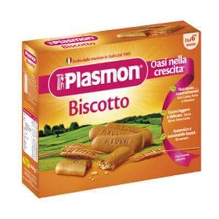 Biscuiți cu cereale, vitamine, Ca și fier, +6 luni, 360 g, Plasmon