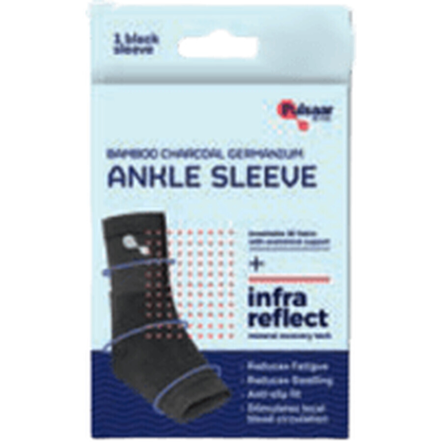 Pulsaar Active Ankle Bandage cu cărbune de bambus și germaniu M (42 - 45 UE)