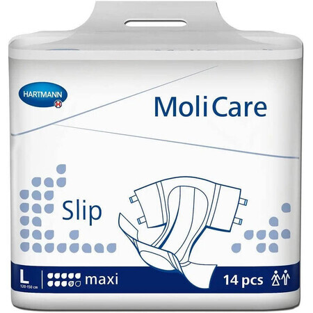 Molicare Slip Maxi 9 picături, mărimea L (120-150cm), 14 buc