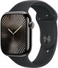 Apple Watch Series 10 GPS + Cellular 46mm Slate Titanium Case cu bandă sport neagră - M/L