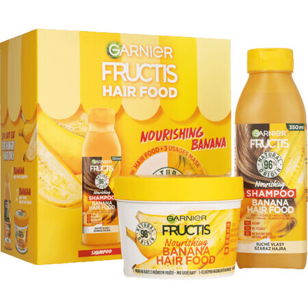 Garnier Fructis Hair Food Banana Geschenkset - Shampoo + Maske