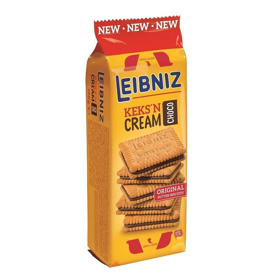 Biscuiți Keks'n Cream, 228 gr, Leibniz