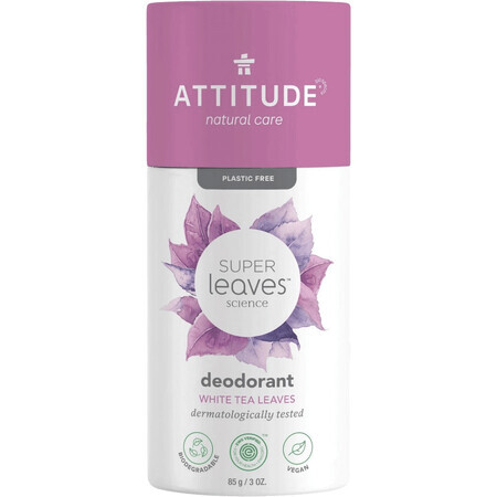 Attitude Deodorant solid natural Super frunze Frunze de ceai alb 85 g