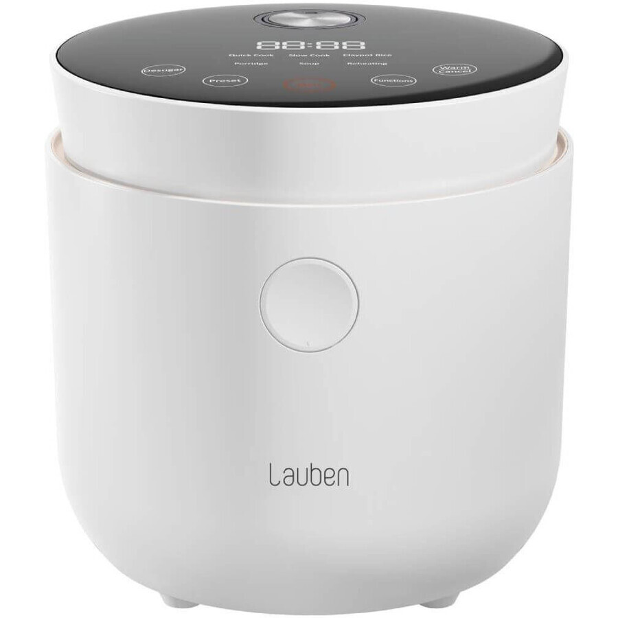 Lauben Low Sugar Rice Cooker 1500WT Fierbător de orez, alb