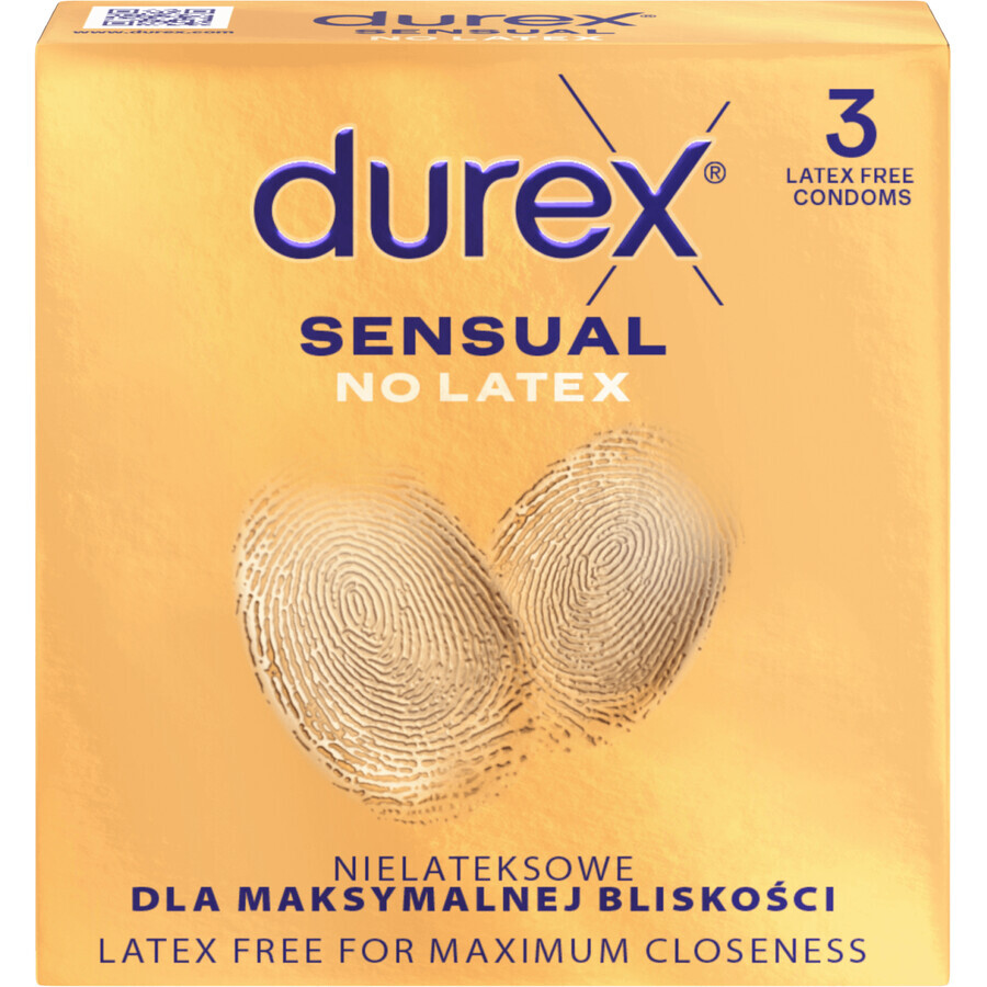 Durex Sensual fără latex 3 buc