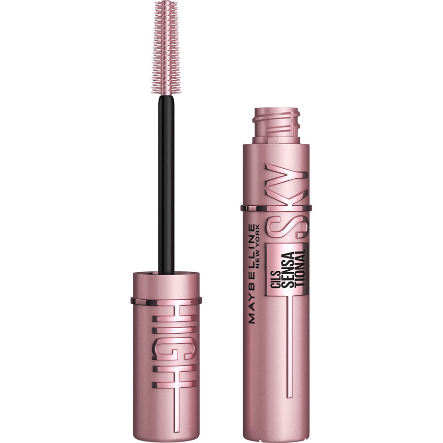 Maybelline New York Sky High Mascara mascara de alungire și volum 01 Very Black 9.6 ml