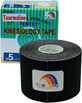 Banda Kinesio Temtex Tourmaline negru 5cmx5m