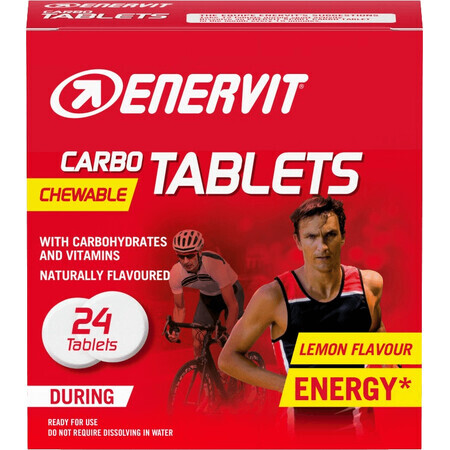 Enervit Carbo lemon 24 comprimate