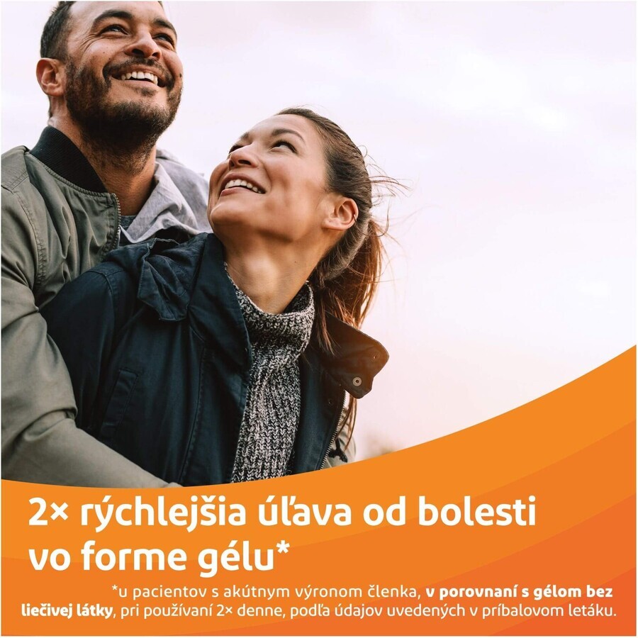 Voltaren Forte 2 32% gel 180 g + VoltaTherm verwarmende pleister voor pijnverlichting 5 stuks