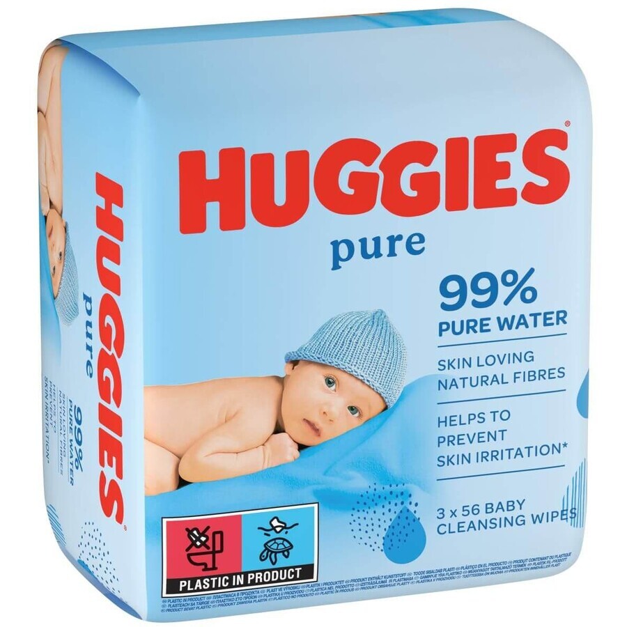 Huggies® Pure Triplo 3 x 56 buc