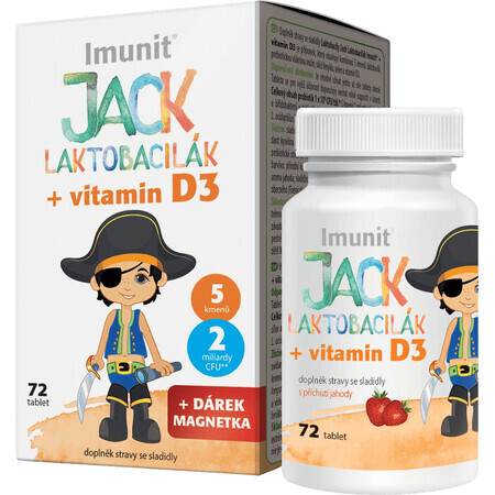 Imunit JACK LACTOBACILIAR +vitamina D3 72 comprimate