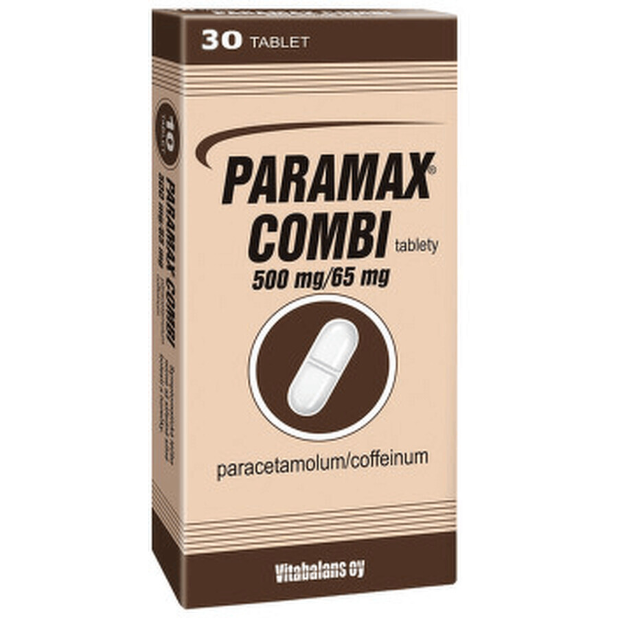 Vitabalans Paramax Combi 500 mg/65 mg 30 comprimate