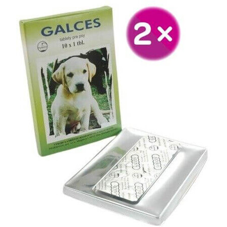 Galces pentru câini 2 x 10 comprimate