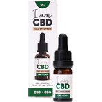 Eu sunt CBD Spectrum CBD 5% + CBG 5% ulei de cânepă original 10 ml