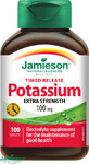 Jamieson Potasiu 100 mg eliberare treptată 100 comprimate