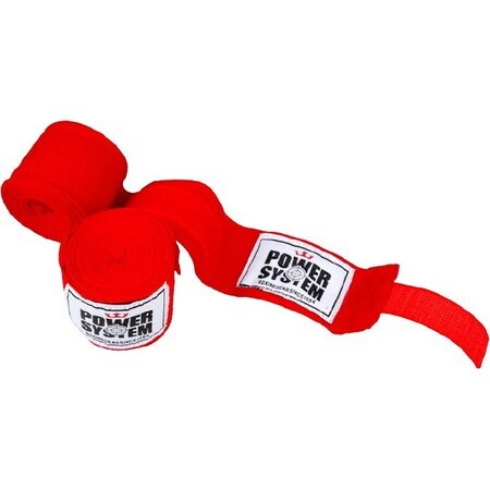 Power System Bandaje de box BOXING WRAPS RED 2 buc