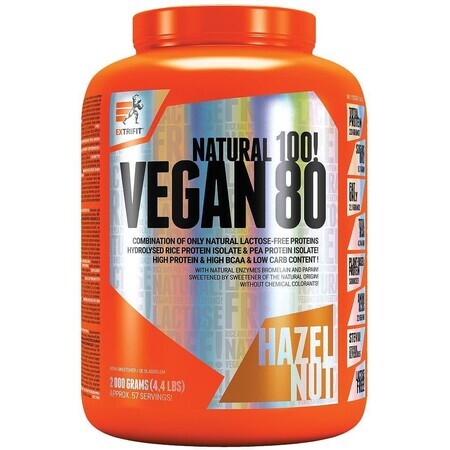 Extrifit Vegan 80 alune 2000 g