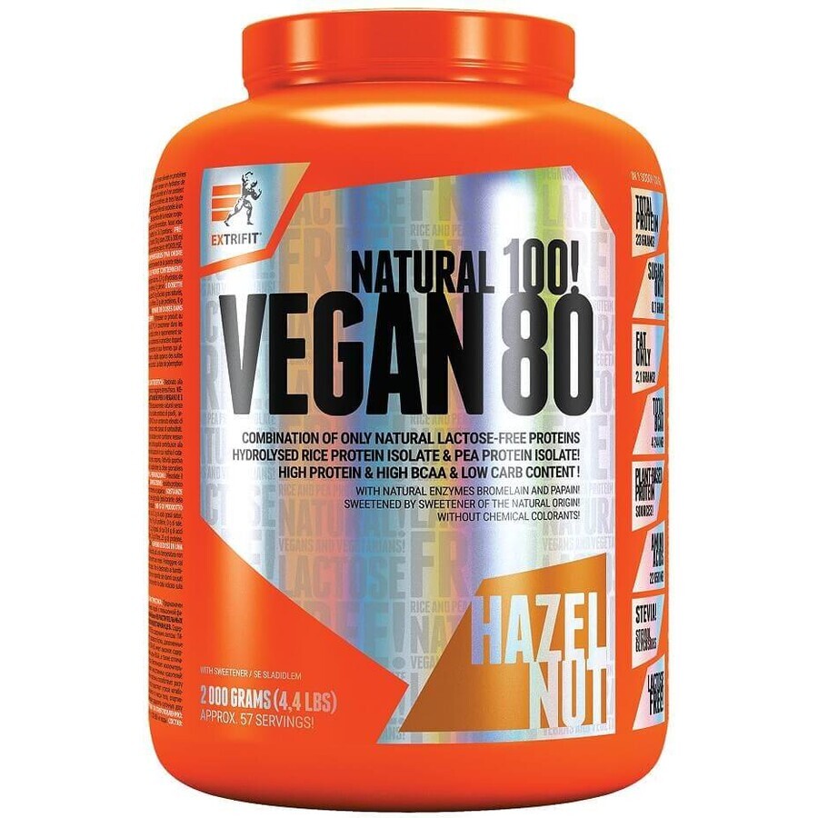 Extrifit Vegan 80 alune 2000 g