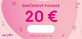 Voucher cadou pentru pilule 20 €