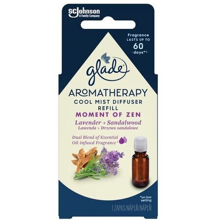 Reîncărcare difuzor Glade Cool Mist Moment de Zen 17,4 ml