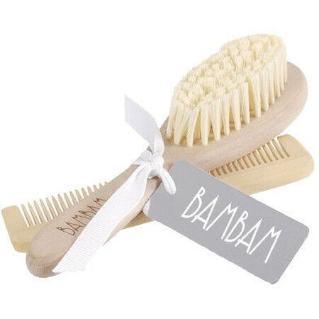 Bam Bam Brush + comb 2 pcs