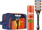 Set cadou Gillette: aparat de ras fusion + 4 capete + gel fusion 200 ml