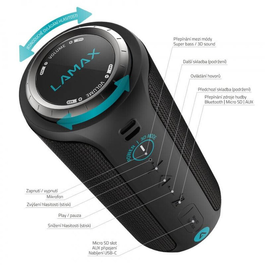 LAMAX Sounder2, nero