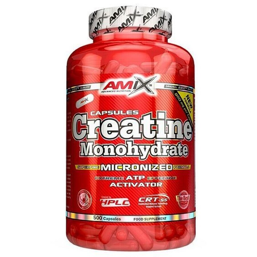 Amix Creatină monohidrat 800 mg, 500 capsule