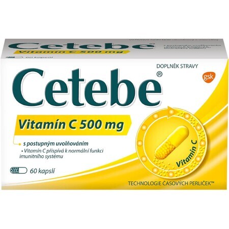 Cetebe Vitamina C 500 mg 60 capsule