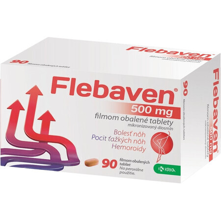 Flebaven 500mg filmat 90 comprimate