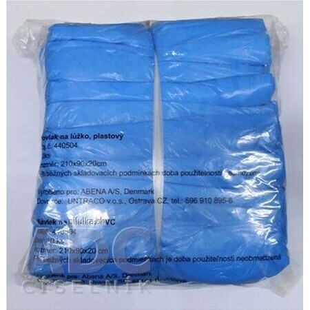 Abena PVC capac de pat albastru 10 buc