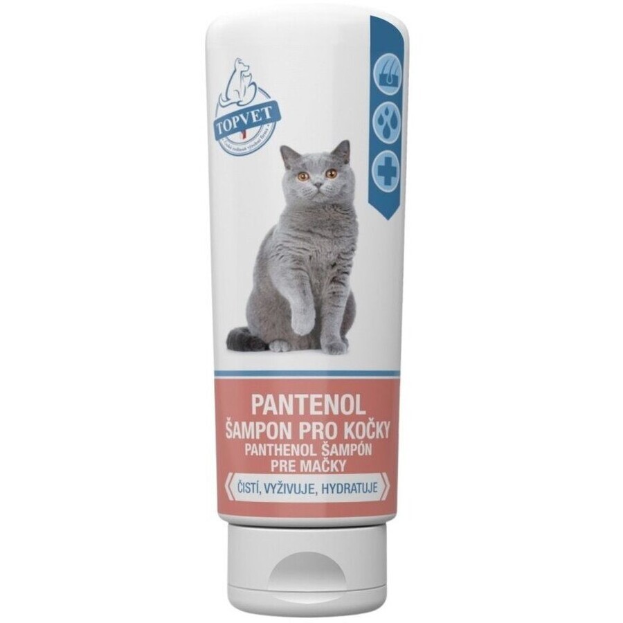 Topvet Panthenol Șampon pentru pisici 200 ml