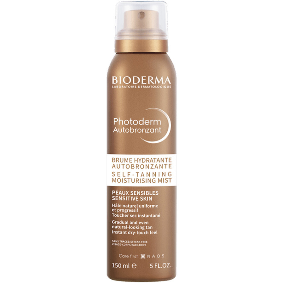 Bioderma Photoderm Spray Autoabbronzante Idratante per un'abbronzatura naturale 150 ml