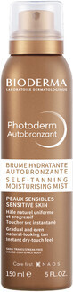 Bioderma Photoderm Autobronzant Spray autobronzant hidratant pentru un bronz natural 150 ml