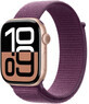 Apple Watch Series 10 GPS 46mm Carcasă din aluminiu Rose Gold cu buclă sport Plum